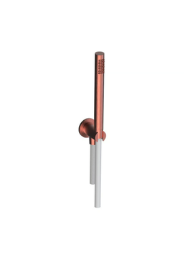 BORGIA 89400 - Stainless steel handshower holder with wall supply elbow by Rubinetterie Frattini - view 3